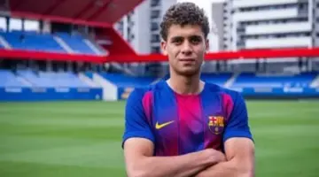 حمزة عبد الكريم خارج قائمة برشلونة ضد جيمناستيك في الدوري الإسباني للشباب